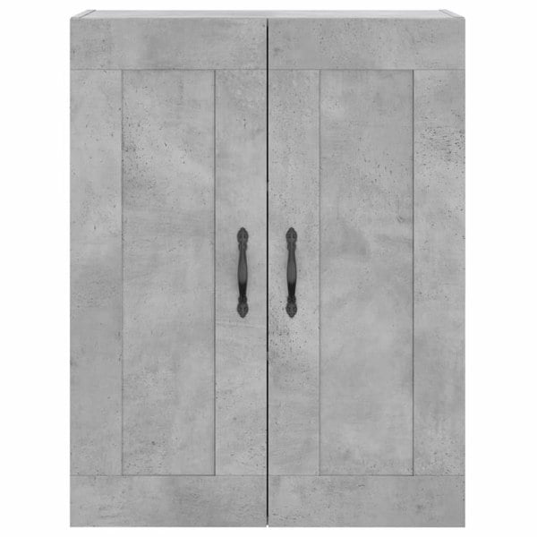 Berkfield Wall Mounted Cabinet Concrete Grey 69.5x34x90 cm Engineered Wood