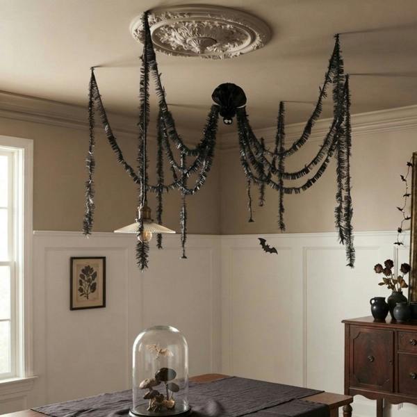 Garden Greatness Terrifying Hanging Giant Spider Decoration