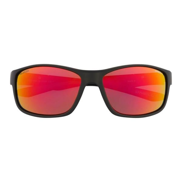 O'Neill Sunglasses ONS-9060 2.0 104P Matte Black Red Mirror Polarized