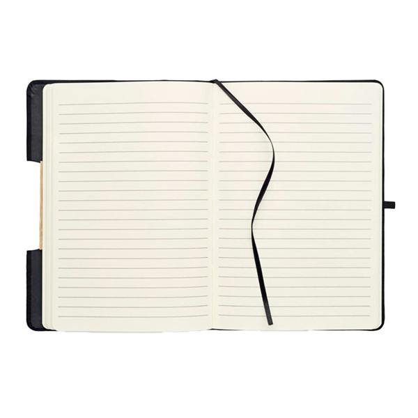 MidOcean Bamboo A5 Notebook - Black - 