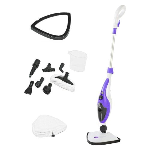 Neo Direct Purple 10 in 1 1500W Hot Steam Mop Cleaner and Hand Steamer