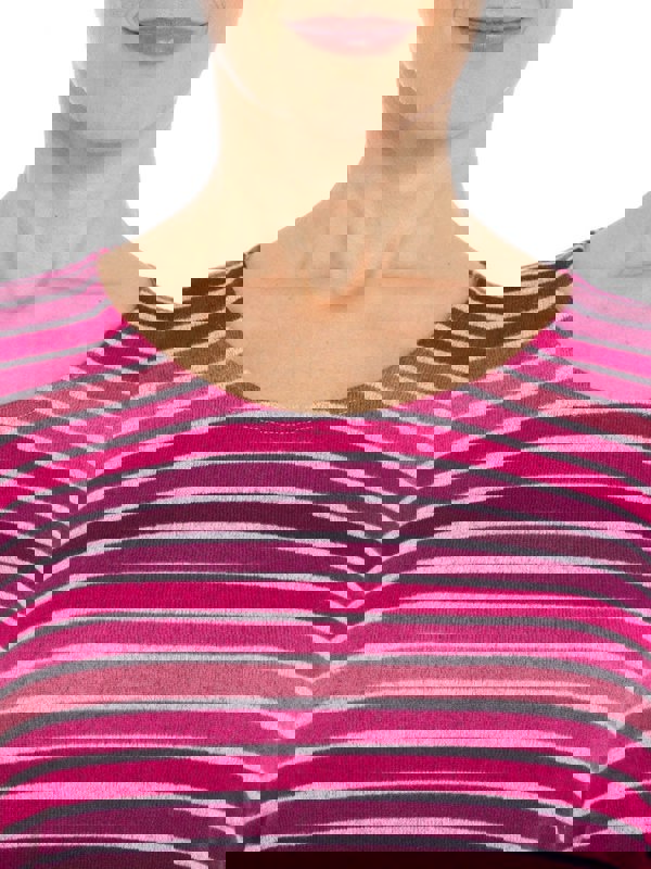 PennyPlain Striped Top - Berry