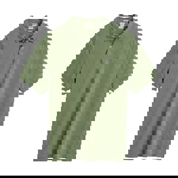 Gant Mens Shield Pique Regular Polo Shirt - Kalamata/Green - 