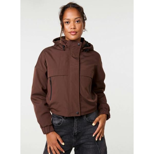 Pink Vanilla Hooded Padded Sports Jacket