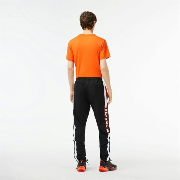 Lacoste Mens Slim Joggers - Black/White - 