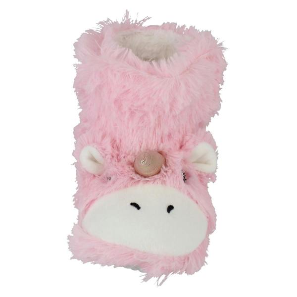 Spot On Ladies Unicorn Bootee Slippers - X2111