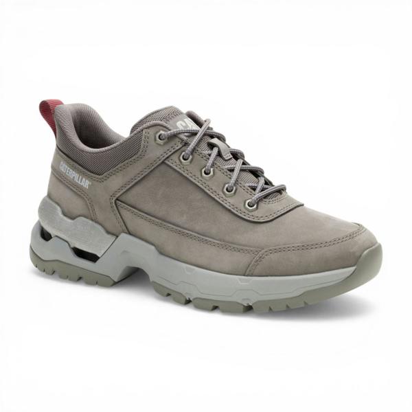 Caterpillar CAT (Caterpillar) Dark Grey Leather Trainer Shoes - Surge Hiker