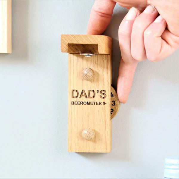 MijMoj Design Personalised Beerometer Wall Mounted Bottle Opener