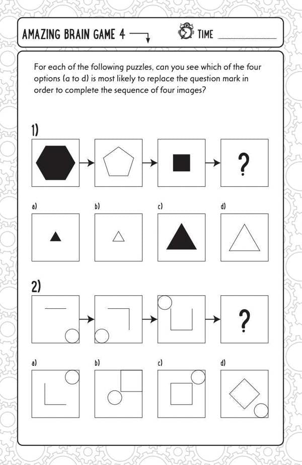Amazing Brain Games for Clever Kids by Dr Gareth Moore: More than 100 Puzzles to Boost your Brainpower