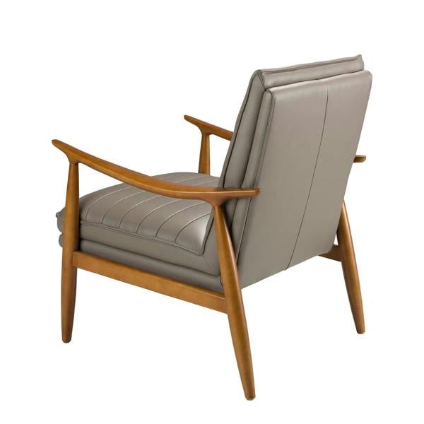 Angel Cerdá Dark Grey Leather Armchair 5130