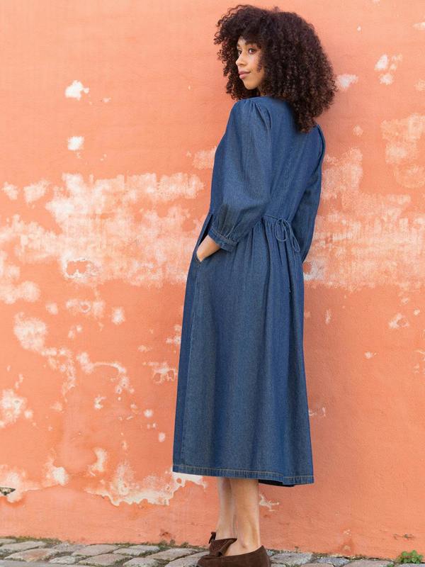 Kite Womens Organic Worgret Denim Dress