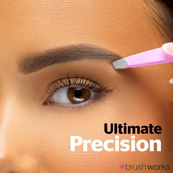 Brushworks 4 Piece Combination Tweezer Set - Pastels