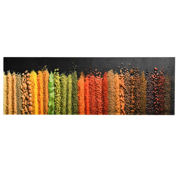Berkfield Kitchen Carpet Washable Spice 60x300 cm