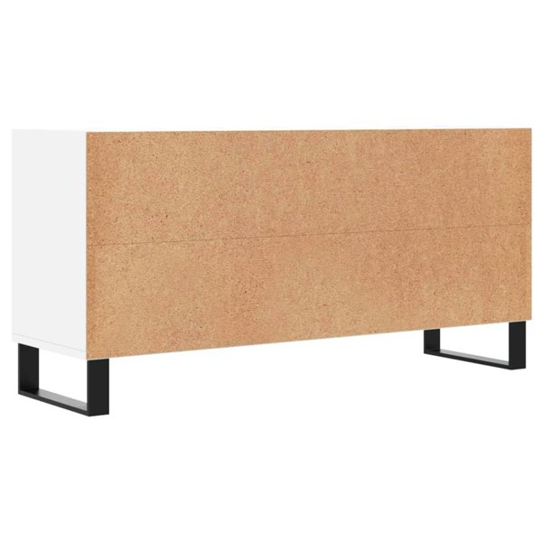 Berkfield TV Cabinet White 103.5x30x50 cm Engineered Wood