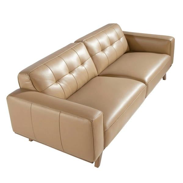 Angel Cerdá Chester sofa in sand leather 6119/6120
