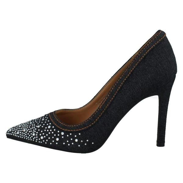 Anne Michelle Ladies Anne Michelle Diamante High Heel Shoes F90120