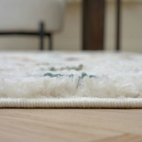 Moodi Shaggy Multicolour Rug, Dots design, Soft & durable | THE RUGS