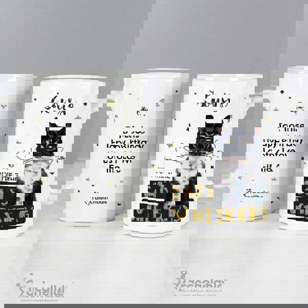 Personalised Memento Company Personalised Rachael Hale 'You're the Cat's Whiskers' Mug