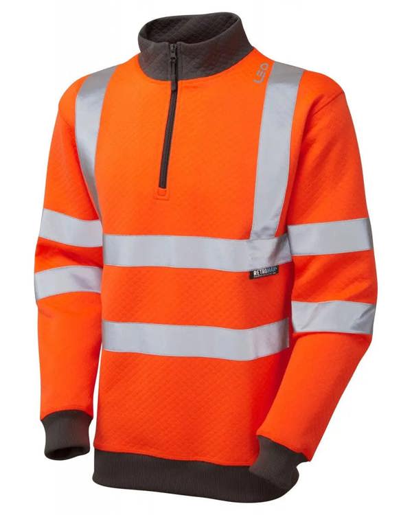 Brynsworthy 1/4 Zip Sweatshirt Leo Workwear