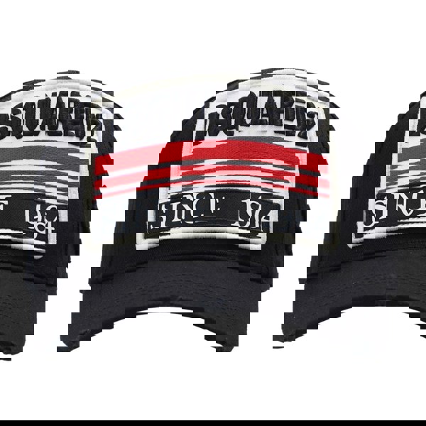 Dsquared2 Since 1964 Embroidered Logo Black Cap