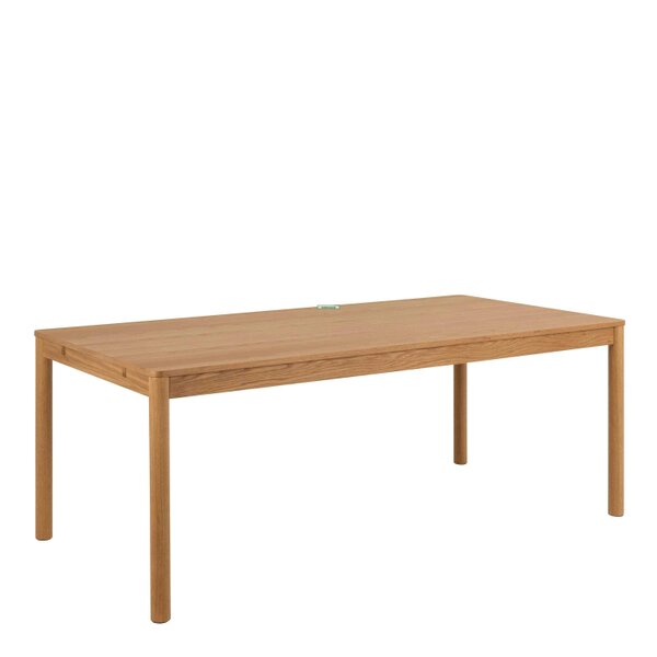 Wyld Haus Oxford 8 Seater Natural Oak Wood Dining Table