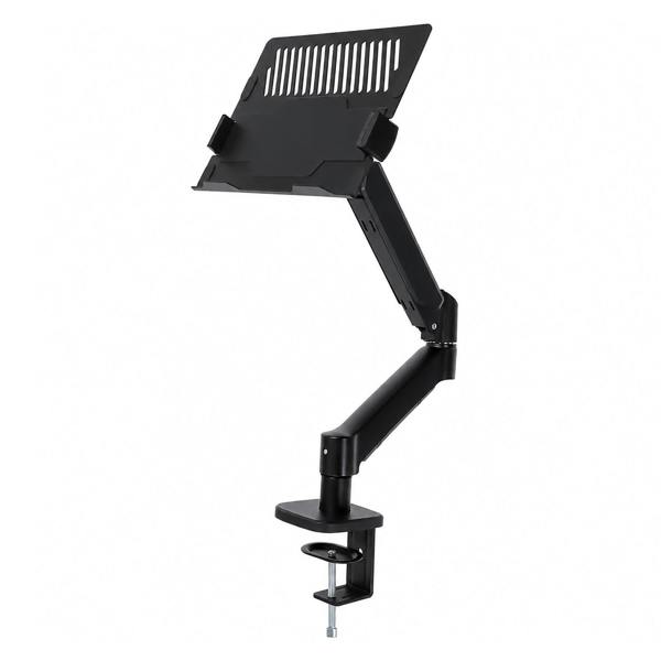 Levede Single Monitor Arm Tray Laptop Stand Adjustable Gas Desk Mount Black