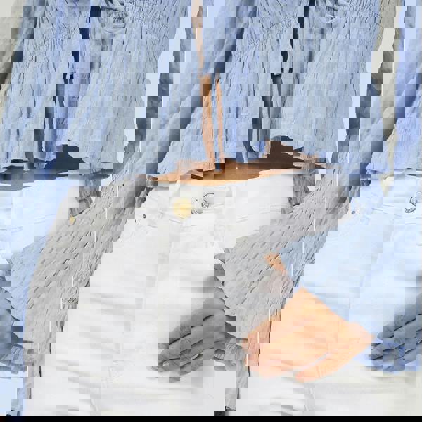 Brave Soul White High Waist Skinny Jeans With Stretch - White Image 4