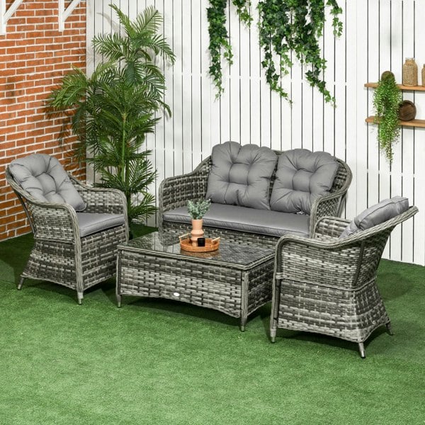 Rattan Sofa Set