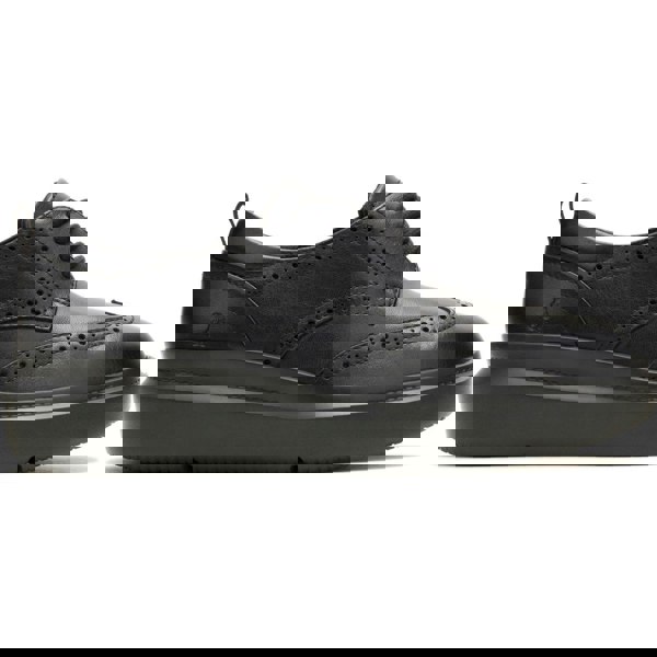Hush Puppies Joy Leather Women's Black/Black Brogues Shoes