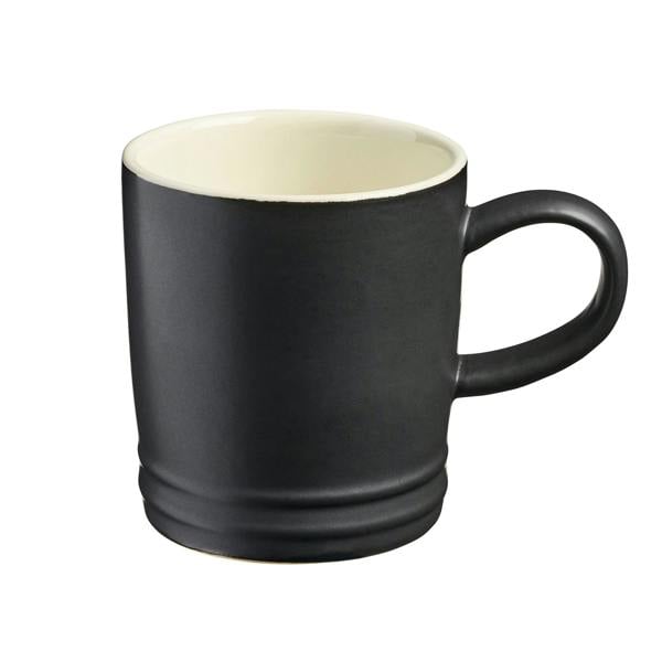 Cooks Professional 4 Piece Midi Coffee Mug Set | 240ml | Matt Black