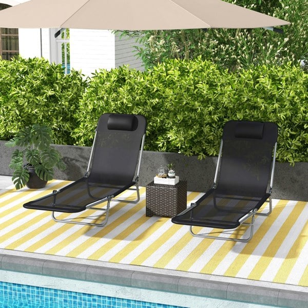 Sun Lounger Set