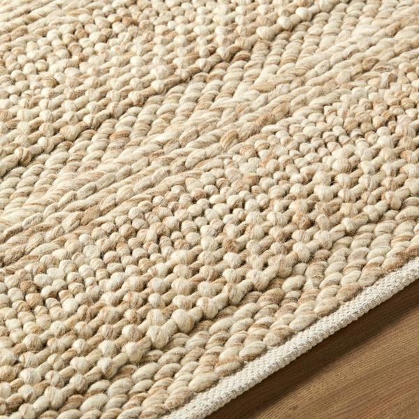 Livabliss Tahoe II-Hand Woven Tan Beige Brown Wool Global Rug