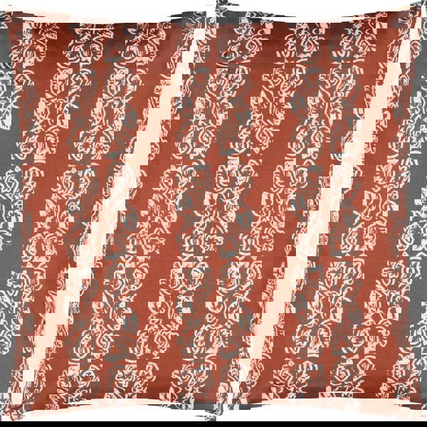 Paoletti Kalindi Stripe Outdoor Cushion Cover - Terracotta