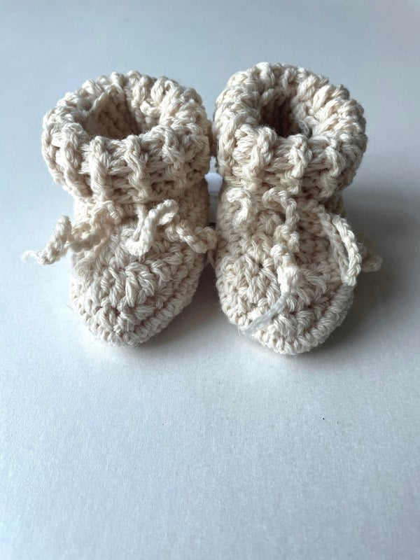 Gooseberry Fool Wool Baby Booties