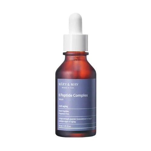 Shop Mary&May - 6 Peptide Complex Serum 30ml for Advanced Anti-Aging Care at Atelier de Glow