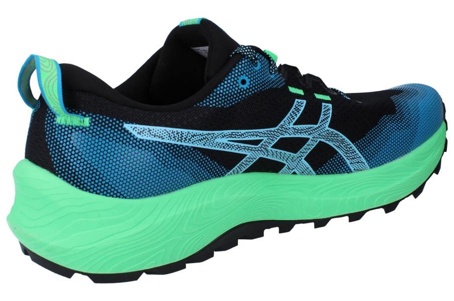 Asics Gel-Trabuco 12 Mens Running Trainers 1011B799 Shoes  002 - Black Bright Cyan 002 - Photo 2