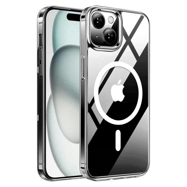 ULTRICS Magnetic Case for iPhone 15 Series, MagSafe Compatible Clear Shockproof Phone Cover