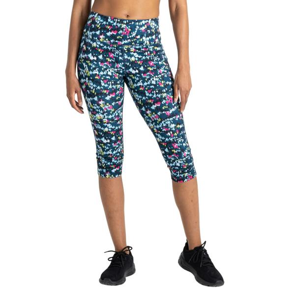 Dare 2B Womens/Ladies Influential Dash Print 3/4 Leggings - Moonlight Denim - 