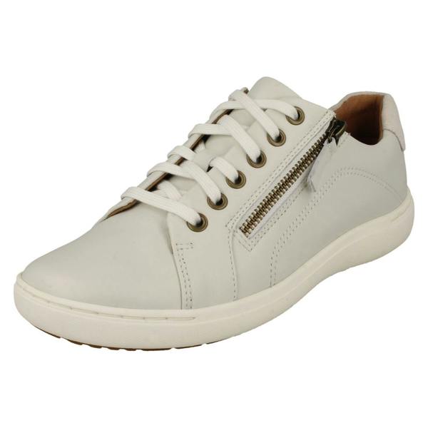 Clarks Ladies Clarks Casual Lace Up Trainers - Nalle Lace