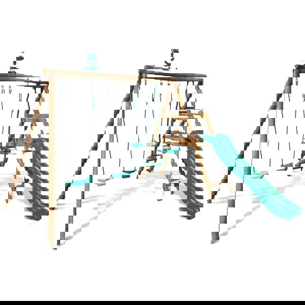 Soulet Figue Wooden Swing Set with Slide