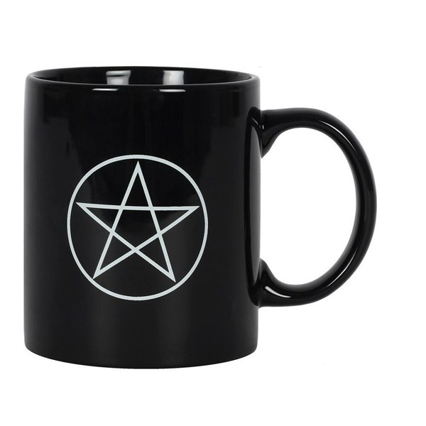 Something Different Pentagram Mug - Black