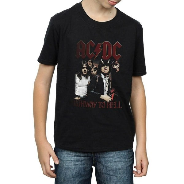 AC/DC Boys Highway To Hell Cotton T-Shirt - Black