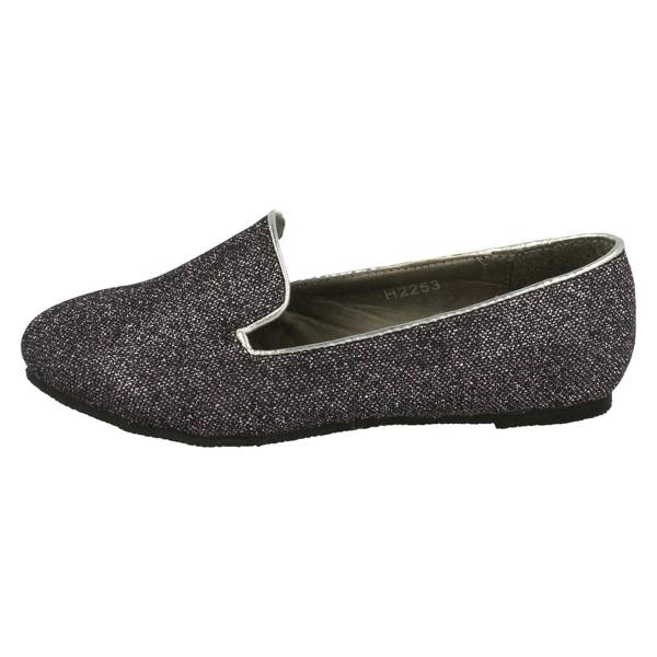 Cutie Girls Cutie Slip On Glitter Ballerina Shoes H2253