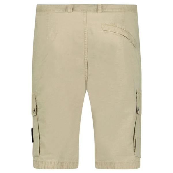 Stone Island Brushed Bermuda Shorts Desert - chancefashionco