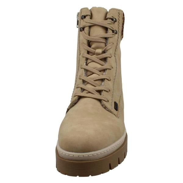 Rieker Ladies Rieker-Tex Warm Lined Platform Ankle Boots Z9430