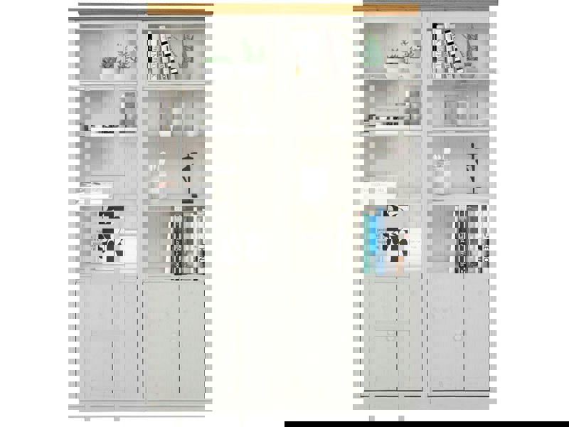 Dorel Home Anita Wall Unit G in white honey