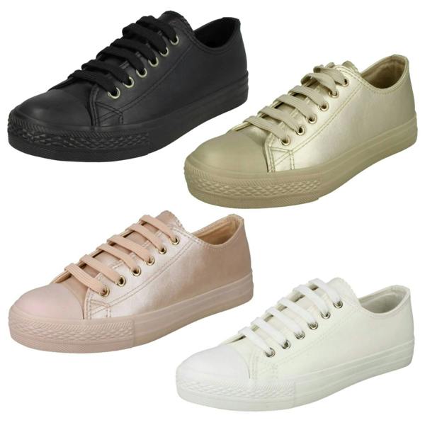 Spot On Ladies Spot On Casual Pumps