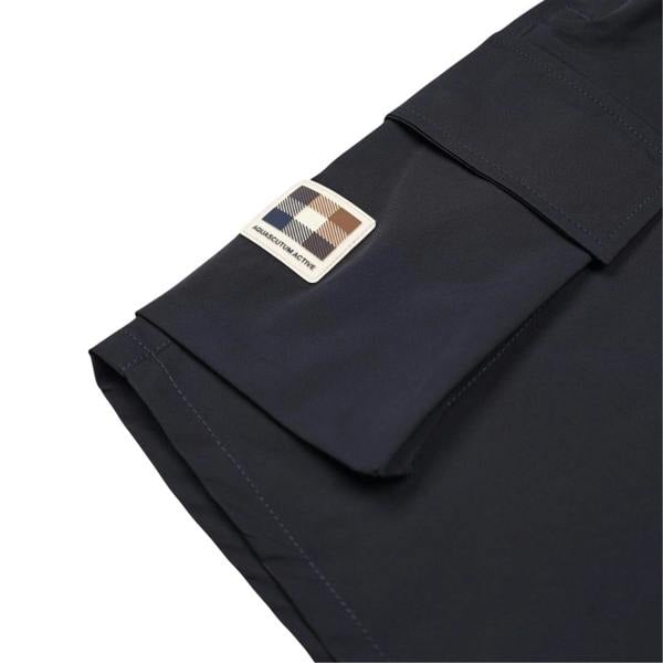 Aquascutum Active SHELL SP SHORT PANT AA_B006_SP011 16 Black Shorts Mens S