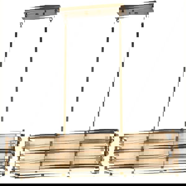 3 Bulb Chandelier Hanging Pendant LIght Cambridge Bronze LED E27 100W Bulb Loops