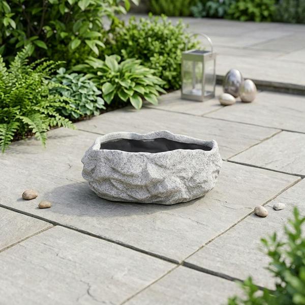 Garden Greatness Relica Oval Rough Textured Planter Pot